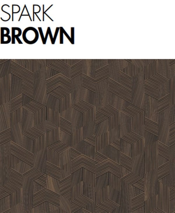 Agt 12mm desing by defne koz spark brown laminat parke