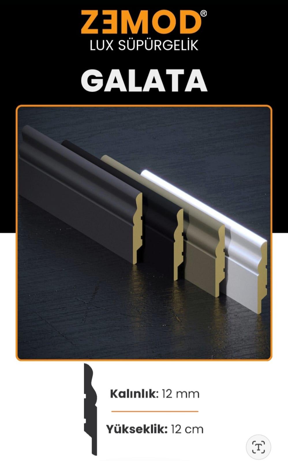 Zemod 10cm Galata Pvc Süpürgelik