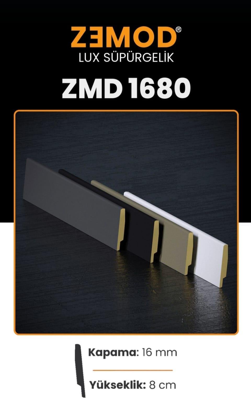 Zemod 8cm ZMD1680 Pvc Süpürgelik