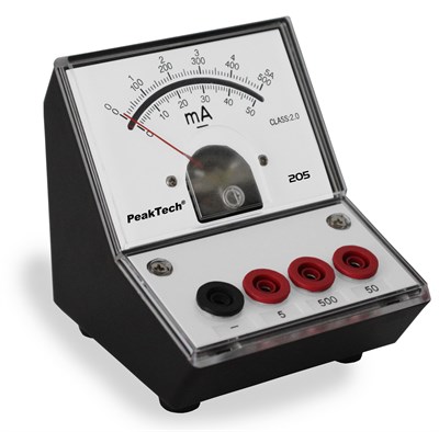 205-04 Analog Ölçü Aleti 0...50/500mA/5A DC
