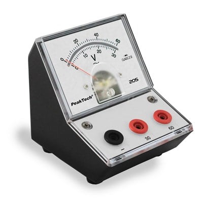 205-12 Analog Ölçü Aleti 0...30V/60V AC