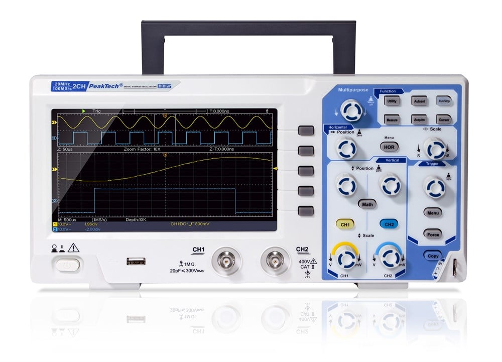 P1335 Dijital Osiloskop 20 MHz~100 MS/s~2CH