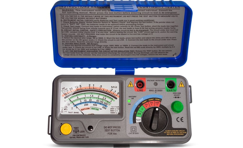 P2675 Analog İzolasyon Megeri 250/500/1000 V; 400 MΩ