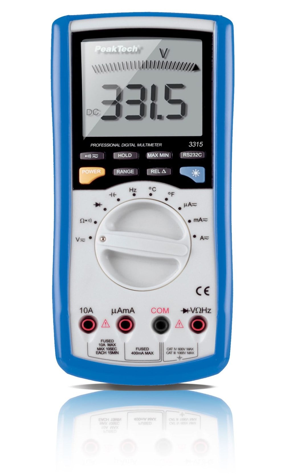 P3315 Dijital Multimetre 4.000 Sayım~600V AC/DC~10A AC/DC/USB