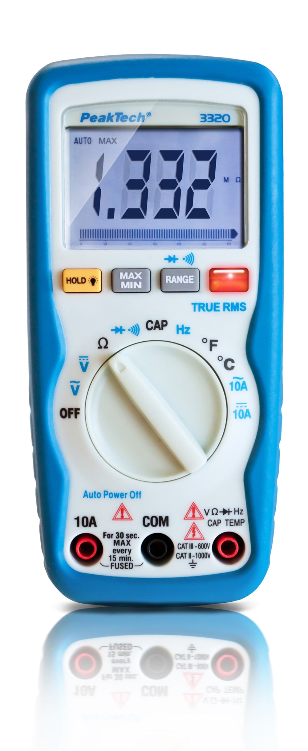 P3320 Dijital Multimetre 6.000 Sayım~600V AC/DC~10A AC/DC True RMS