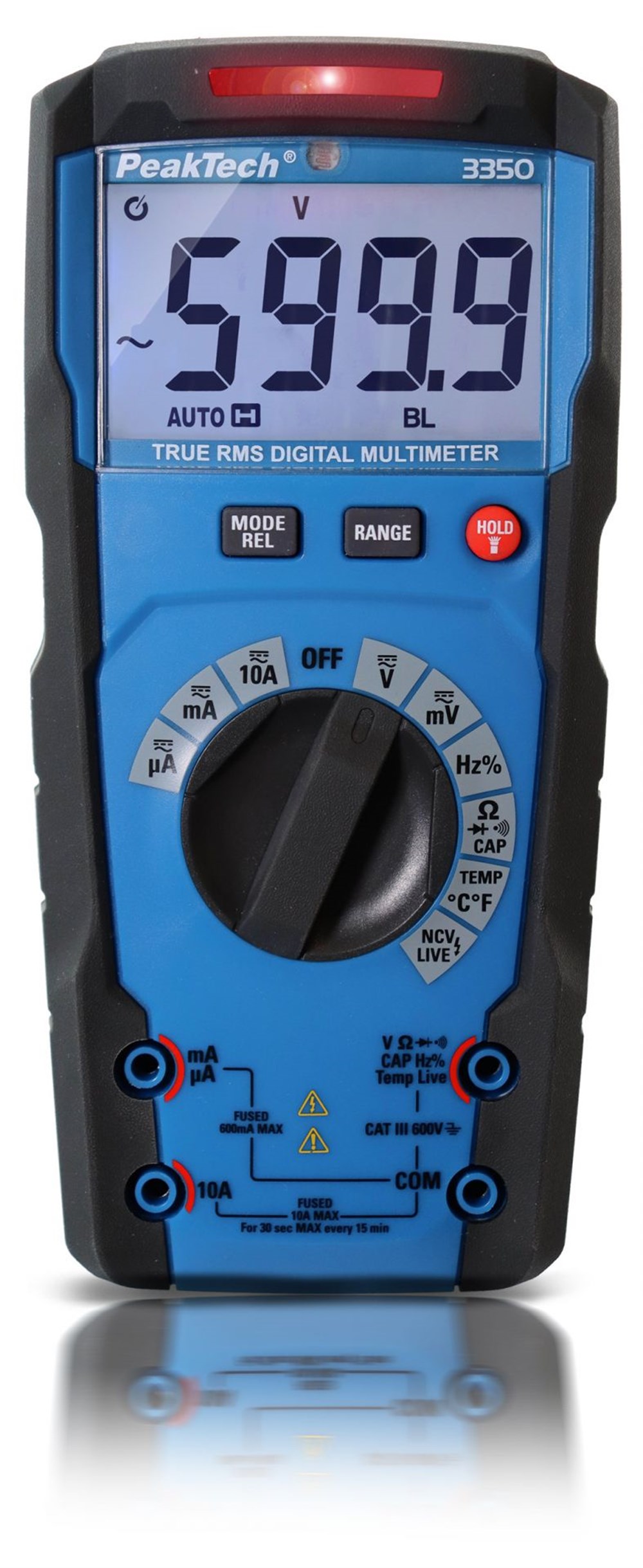 P3350 Dijital Multimetre 6.000 Sayım~600V AC/DC~10A 