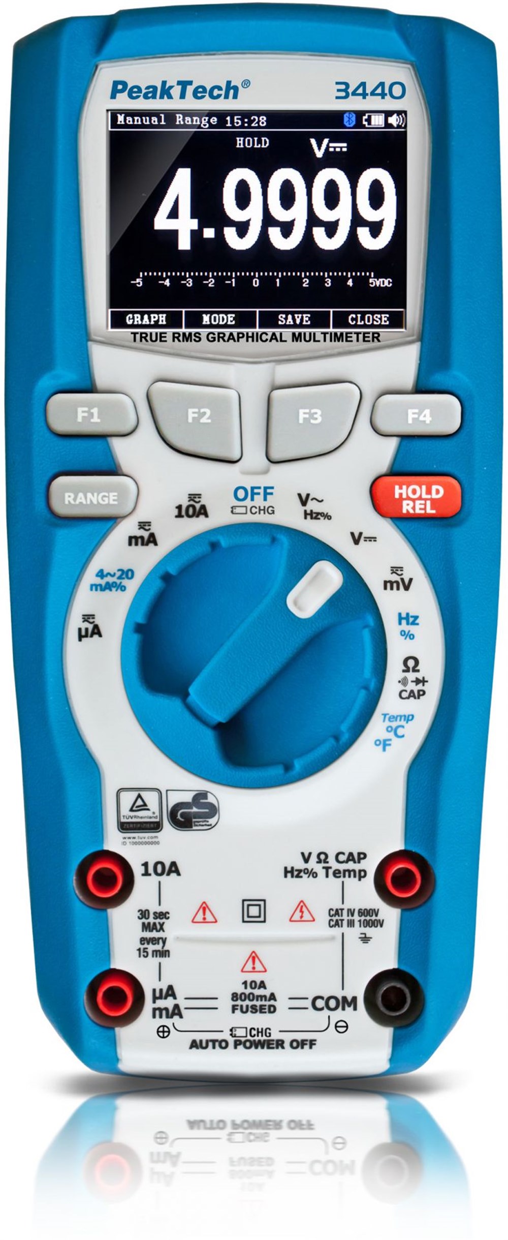 P3440 Grafik Ekran Multimetre 50.000 Sayım~1000V AC/DC 