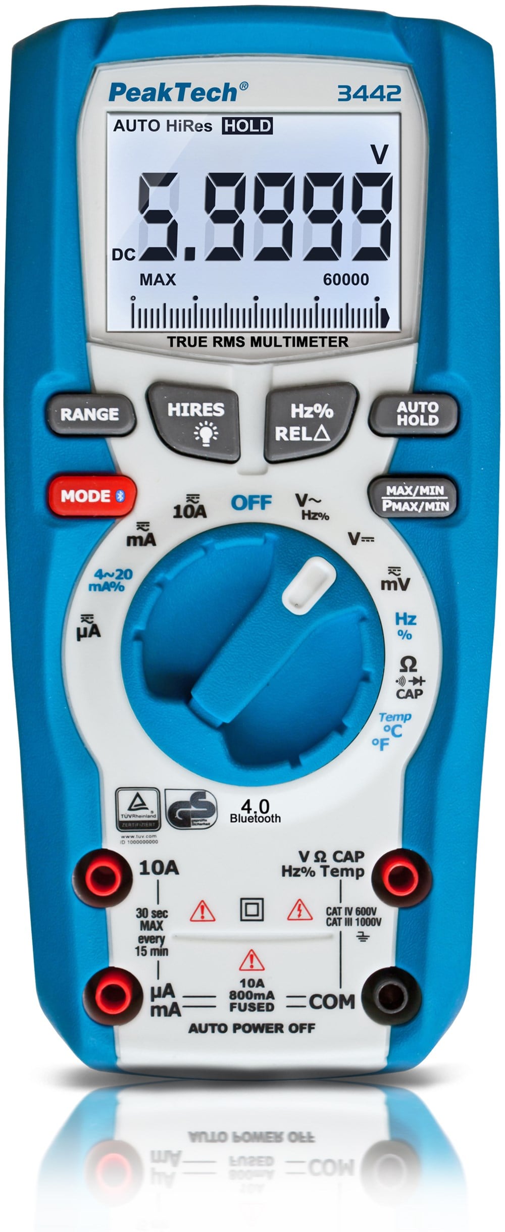 P3442 Dijital Multimetre 60.000 Sayım~1000V AC/DC