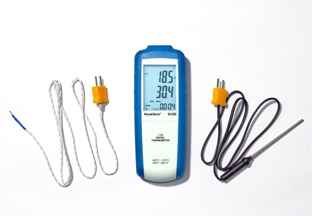 P5135 Dijital Termometre 1 CH ~ -200...1372°C