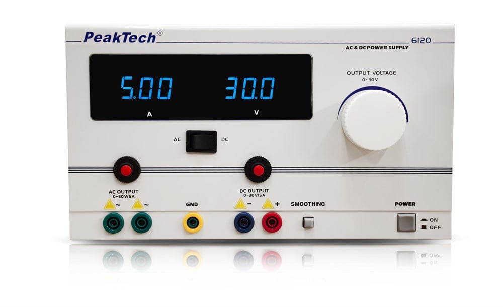 P6120 AC/DC Güç Kaynağı 0 - 30 V/5 A
