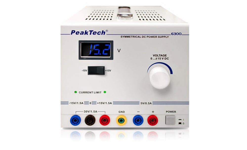 P6300 Simetrik Güç Kaynağı 0 - +/- 15 V DC ; 30 V DC