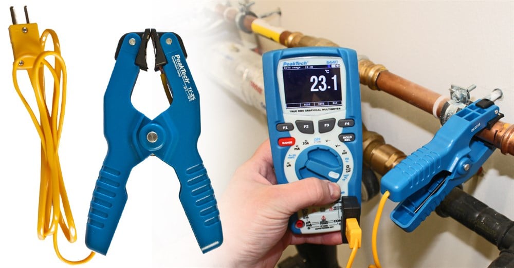 TF-25 Pensampermetre Sıcaklık Probu -20°C … +200°C