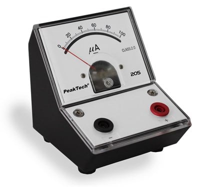 205-02 Analog Ölçü Aleti 0...100µA DC