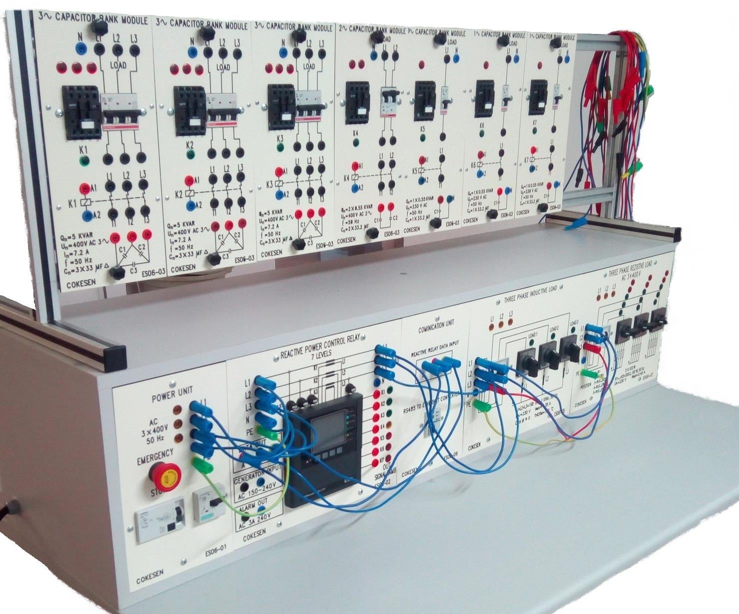 ES06 Modüler Kompanzasyon Eğitim Seti