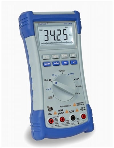 P3425 Dijital Multimetre 6.000 Sayım~1000V DC/700V AC~10A AC/DC