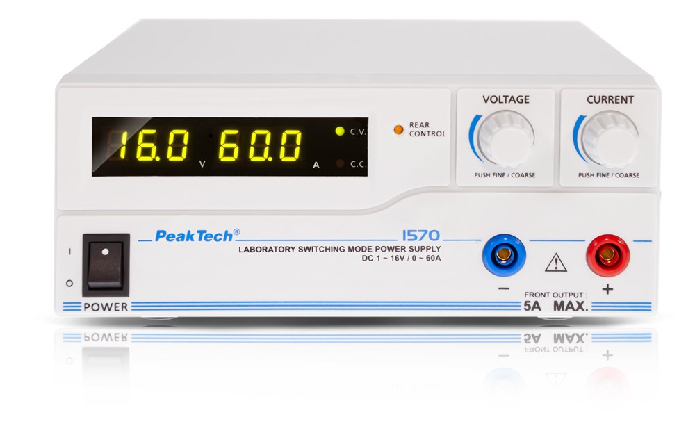 P1570 Switch Modlu Güç Kaynağı DC 1 - 16 V / 0 - 60 A/USB