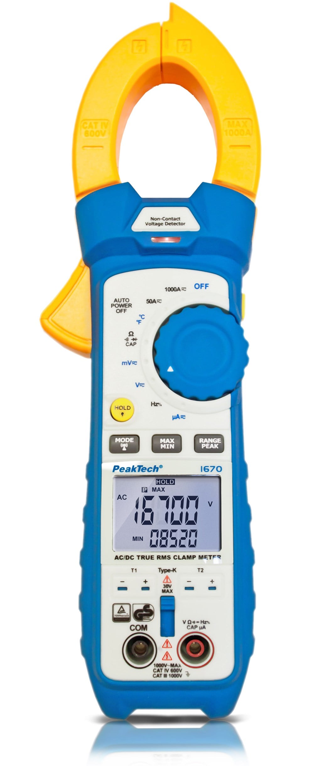 P1670 Dijital Pensampermetre 1000 A ~ AC/DC