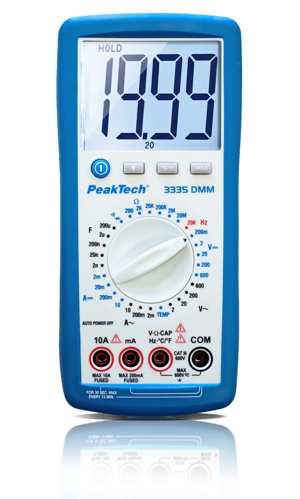 P3335 Dijital Multimetre 2.000 Sayım~600V AC/DC~10A AC/DC