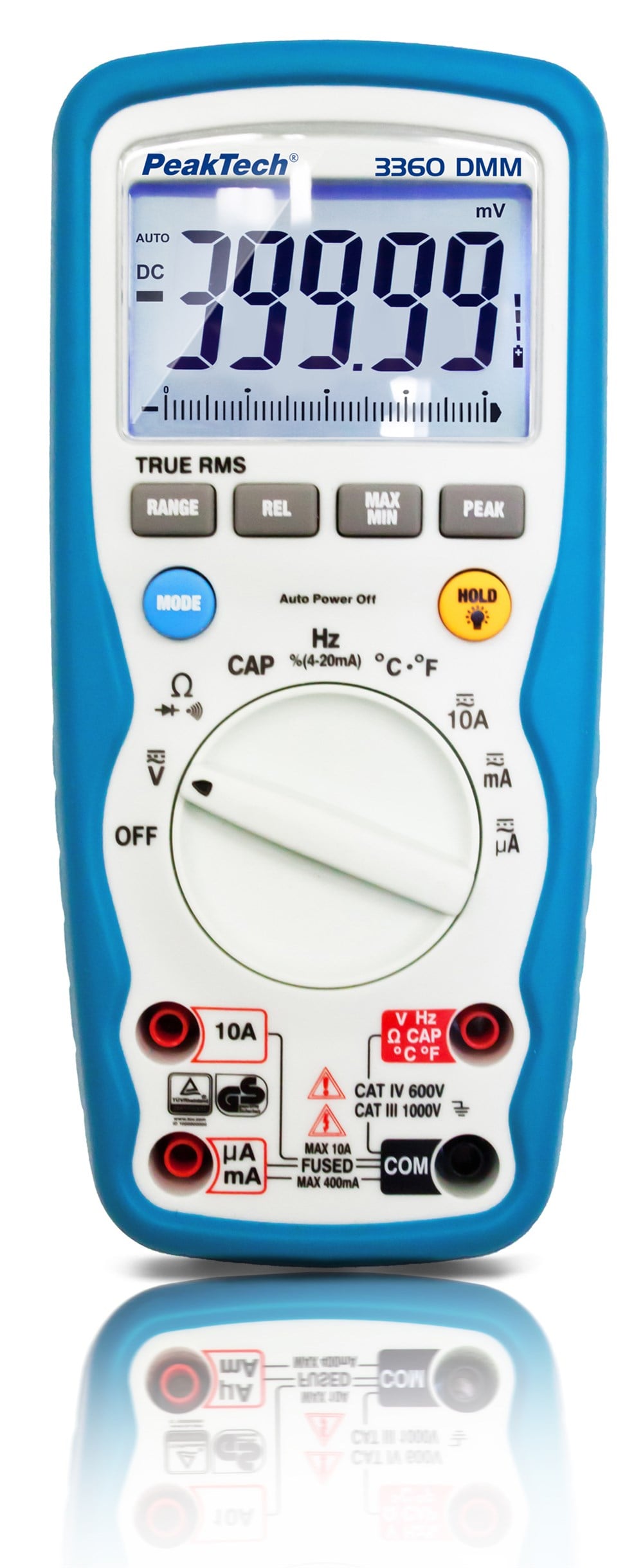 P3360 Dijital Multimetre 40.000 Sayım~1000V AC/DC~10A AC/DC True RMS