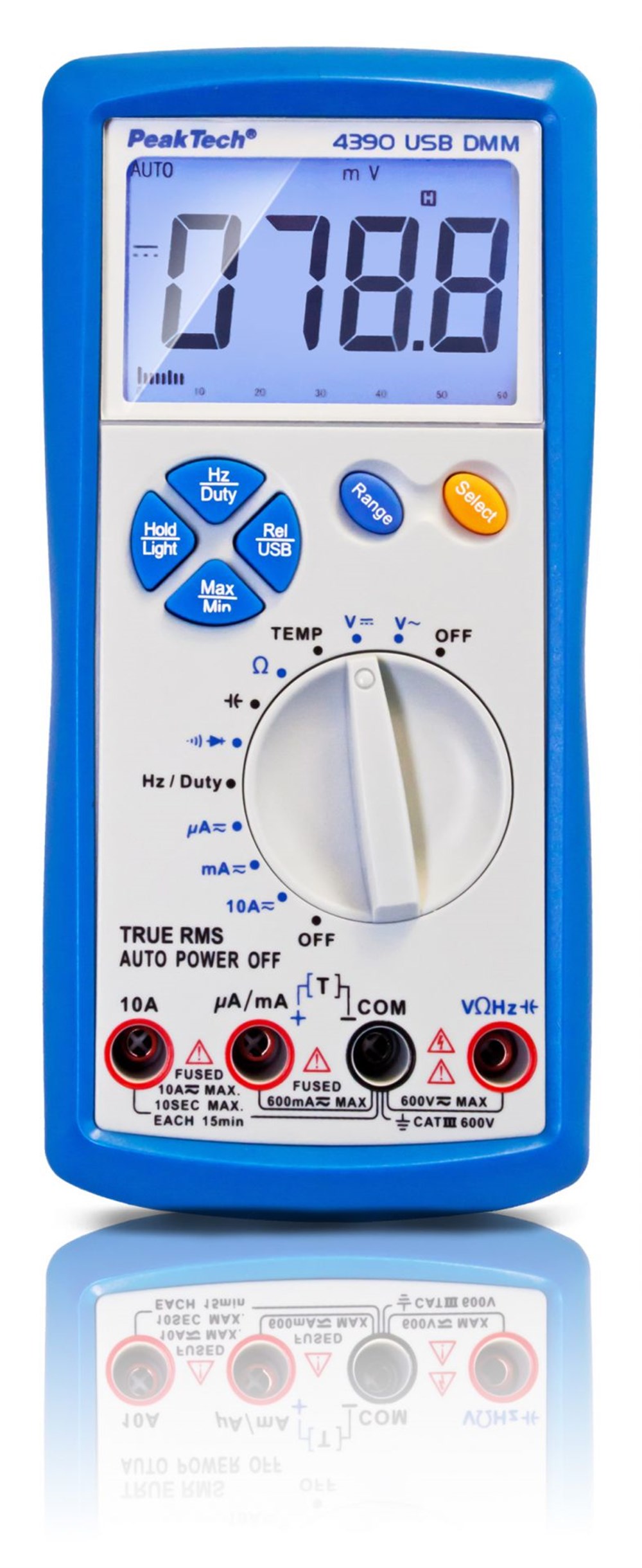 P4390 Dijital Multimetre 6.000 Sayım~600V AC/DC~10A AC/DC 