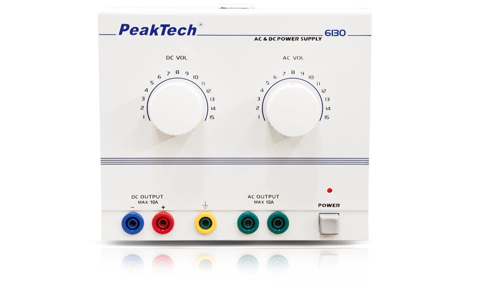 P6130 AC/DC Güç Kaynağı 1 - 15 V/10 A