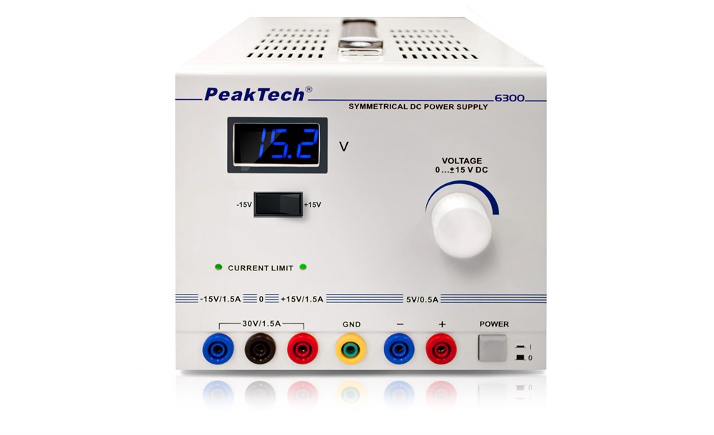 P6300 Simetrik Güç Kaynağı 0 - +/- 15 V DC ; 30 V DC