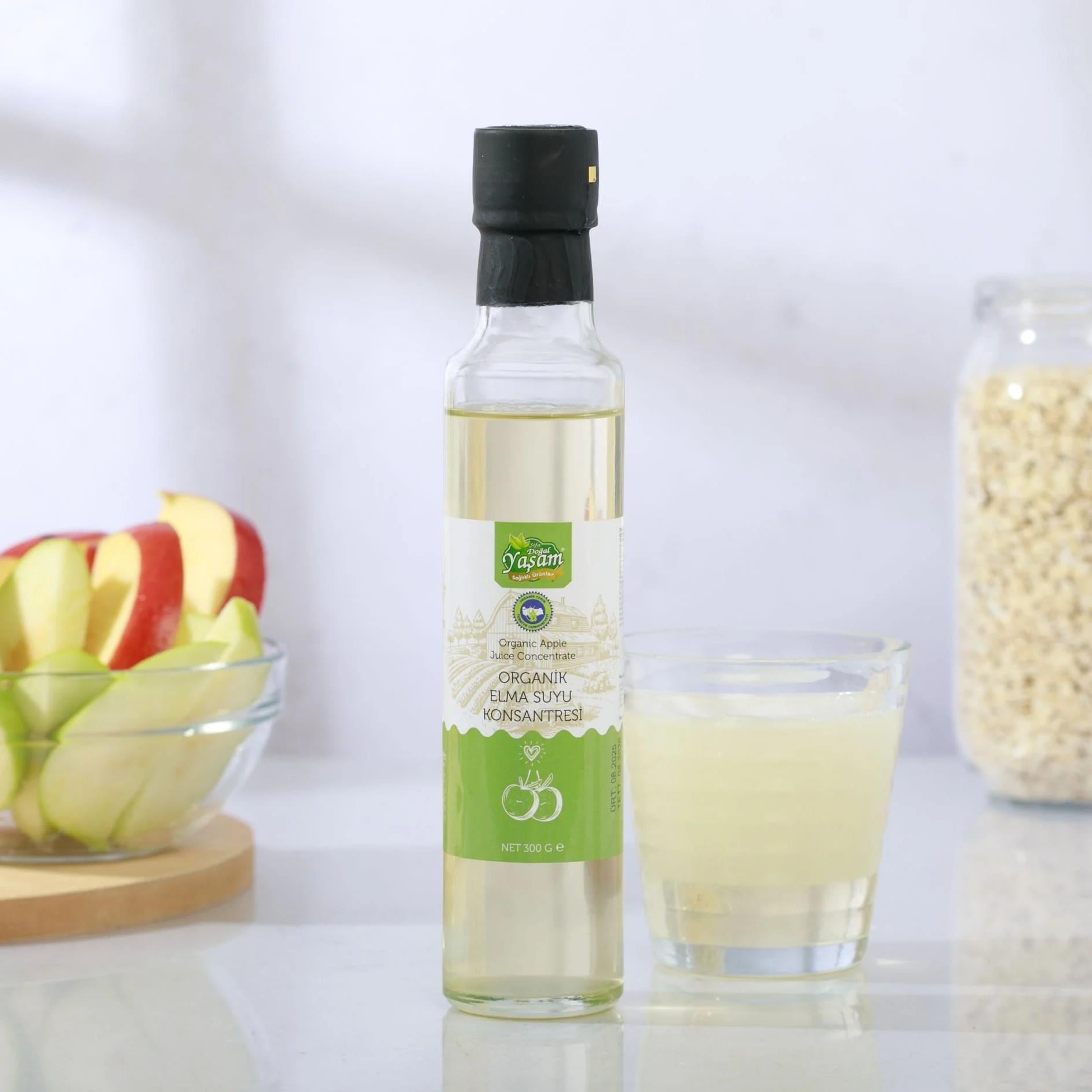 ORGANİK ELMA SUYU KONSANTRESİ (TATLANDIRICI) - 300 GR