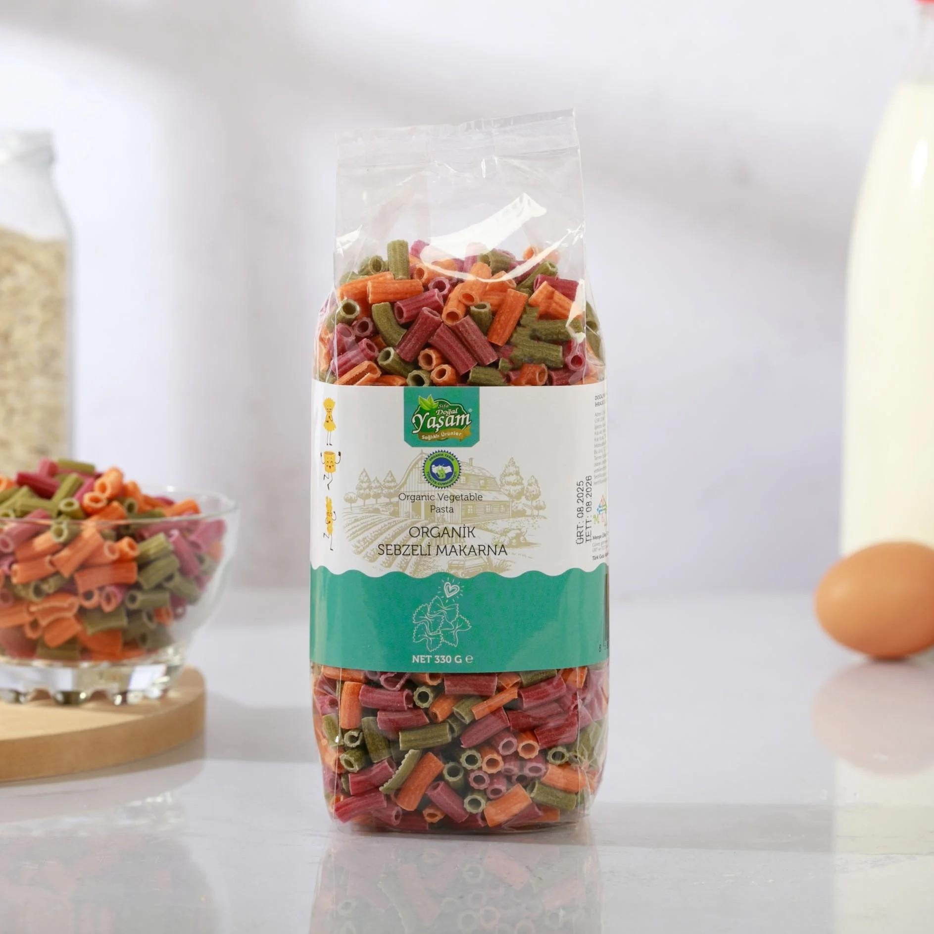 ORGANİK SEBZELİ MAKARNA - 330 GR