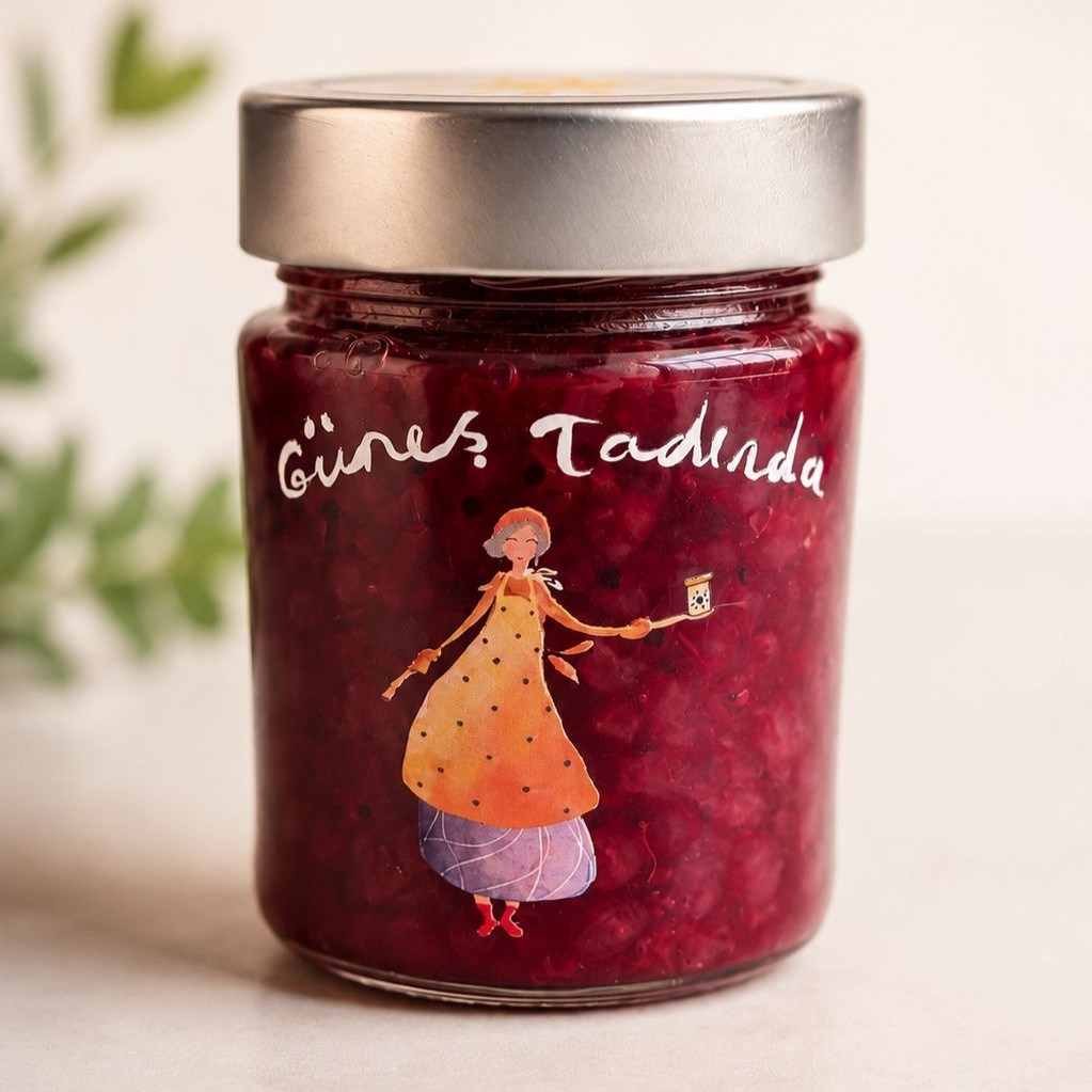 FRENK ÜZÜMÜ&VANİLYA ÖZÜTLÜ REÇEL - 400 GR