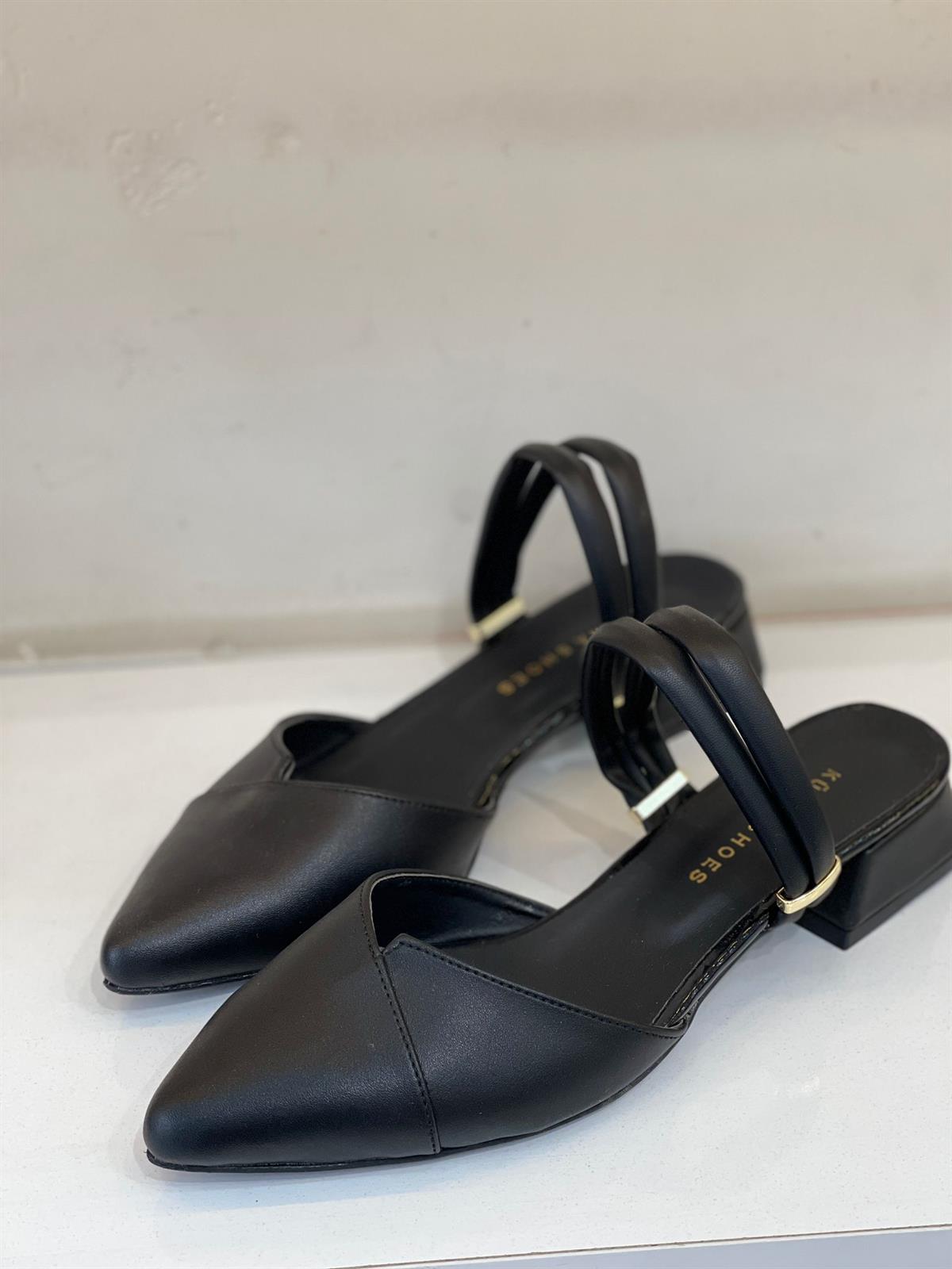 BabetKubra ShoesBABS SİYAH BİLEK KEMERLİ KADIN BABET