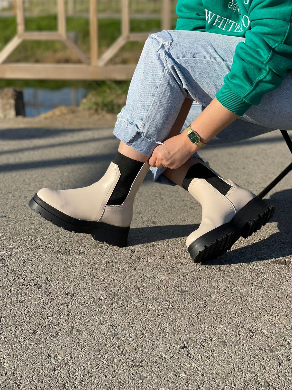 BotNONWOVENDüz Taban Lastikli Spor Bot