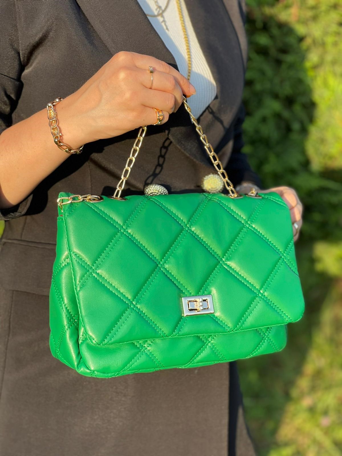 ÇANTANONWOVENBaklava Dilim Dikişli Çanta