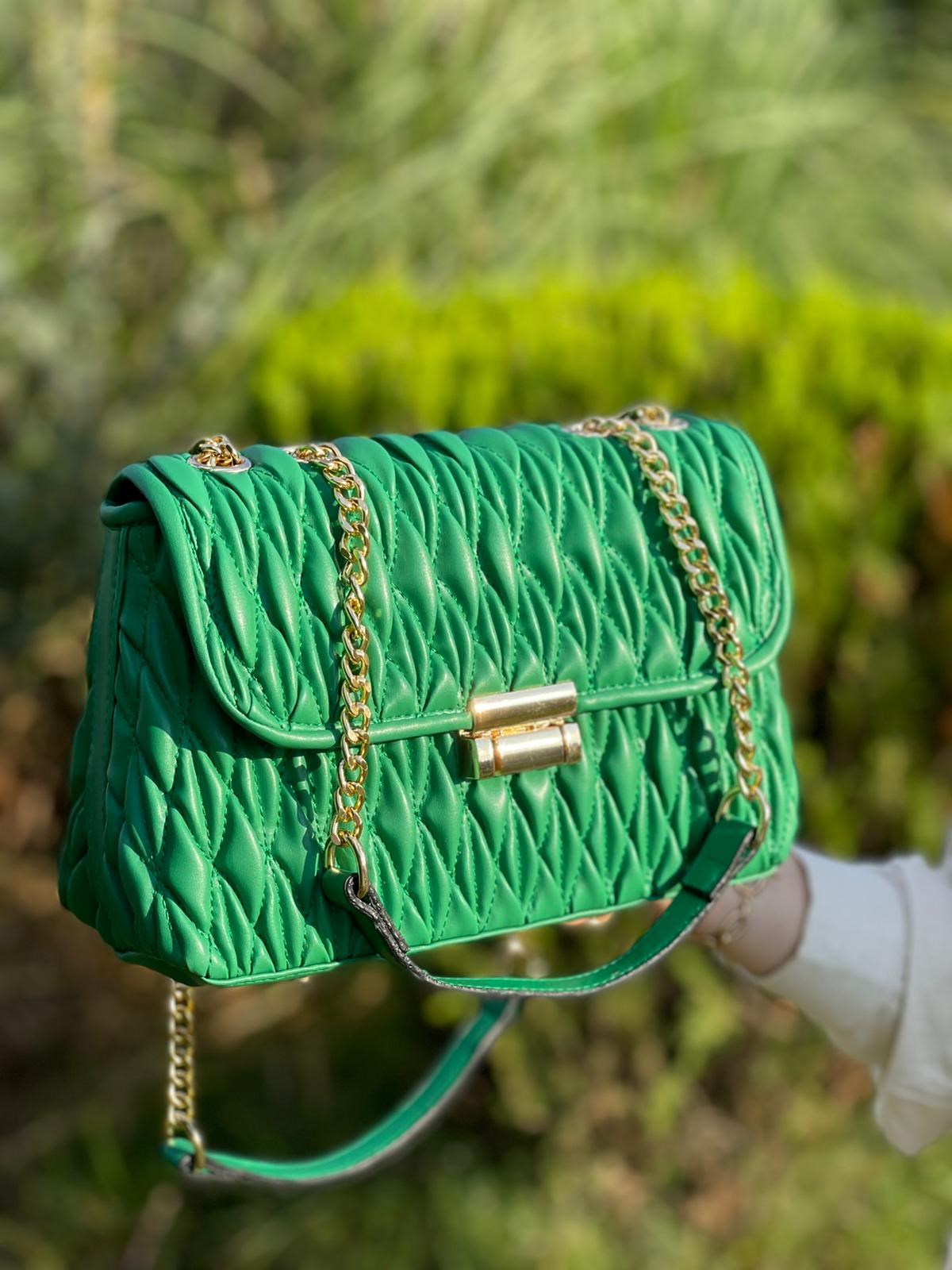 ÇANTANONWOVENDikişli Yarı Zincir Askılı Çanta