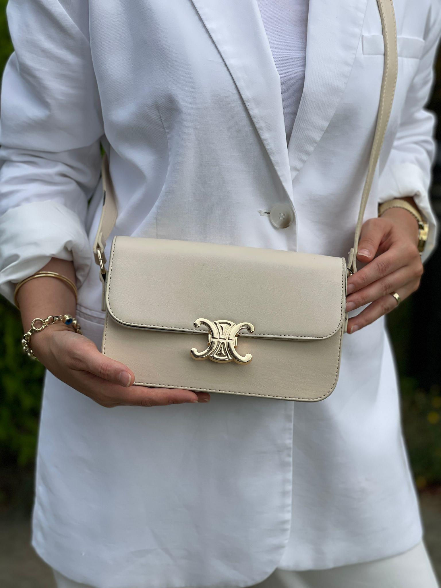 ÇANTAGOLD TOKALI BEJ KUTU KADIN ÇANTA