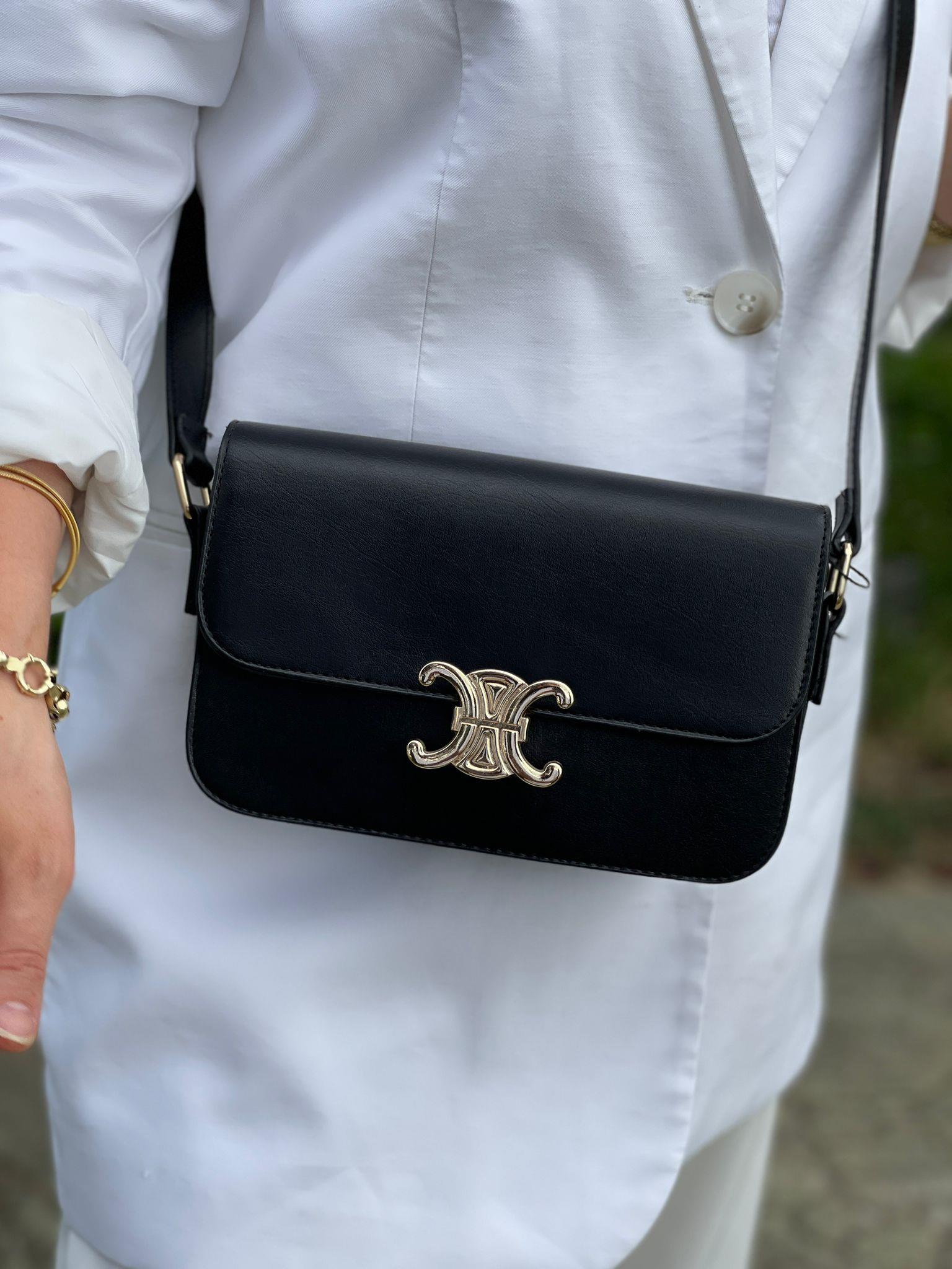 ÇANTAGOLD TOKALI SİYAH KUTU KADIN ÇANTA