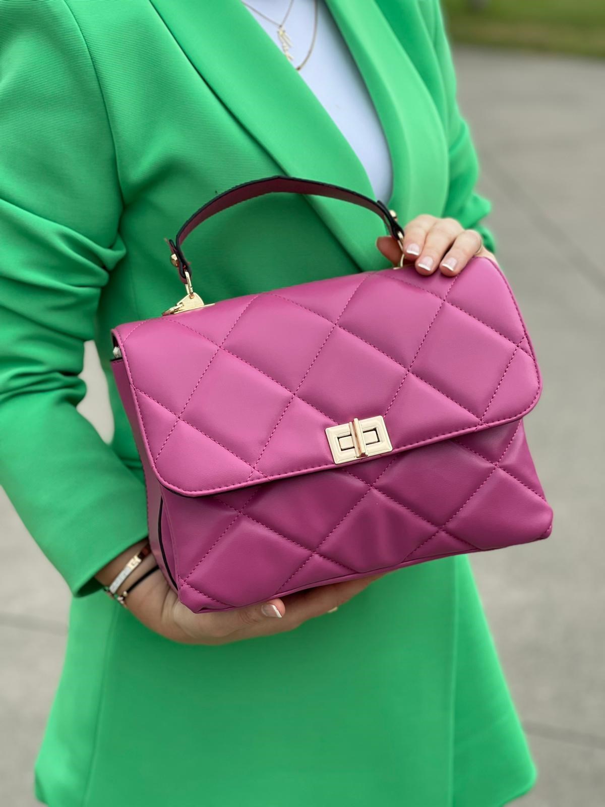 ÇANTANONWOVENKare Form Dikişli Çanta