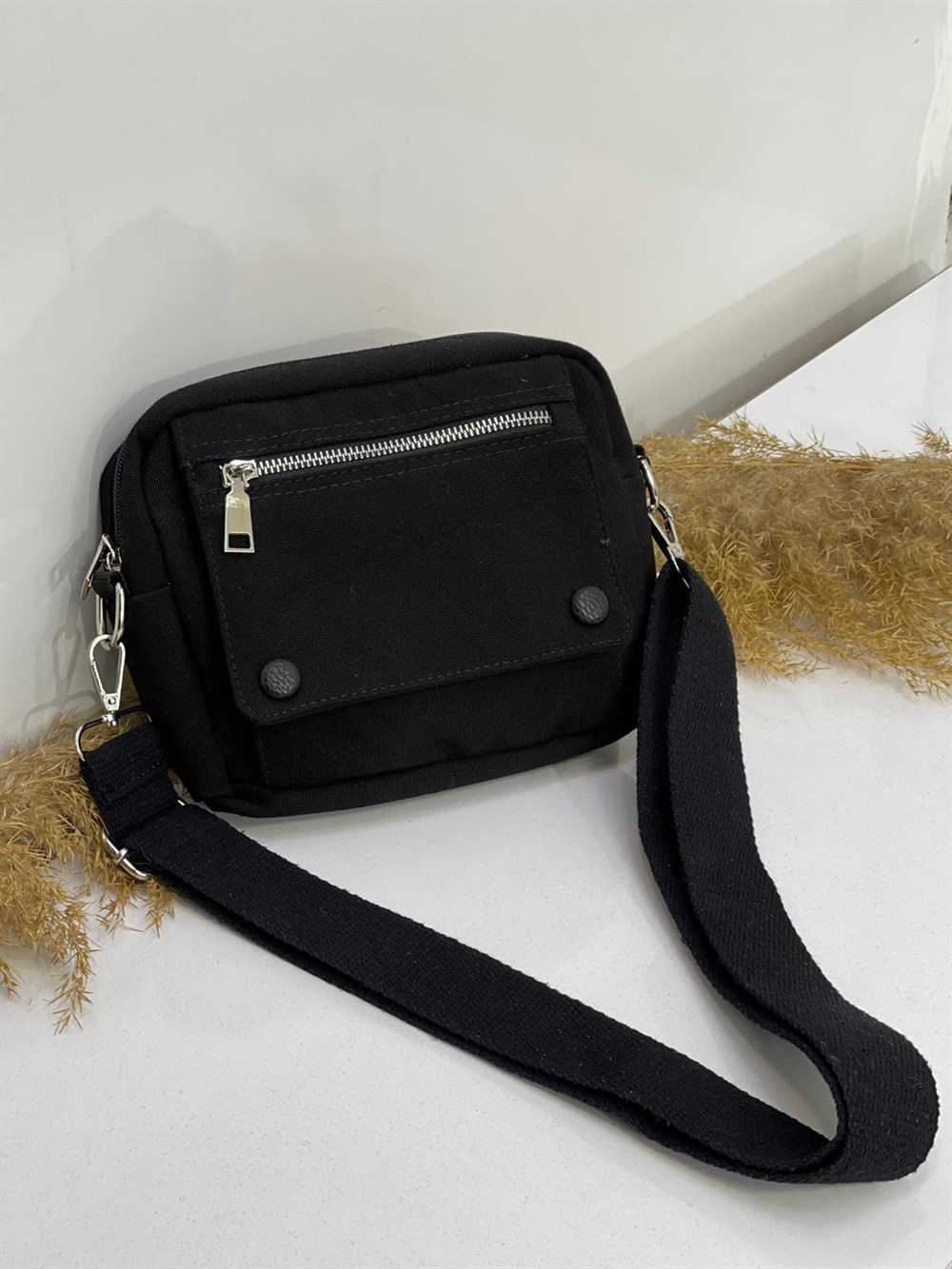 ÇANTANONWOVENKeten Kumaş Spor Askılı Omuz Çantası