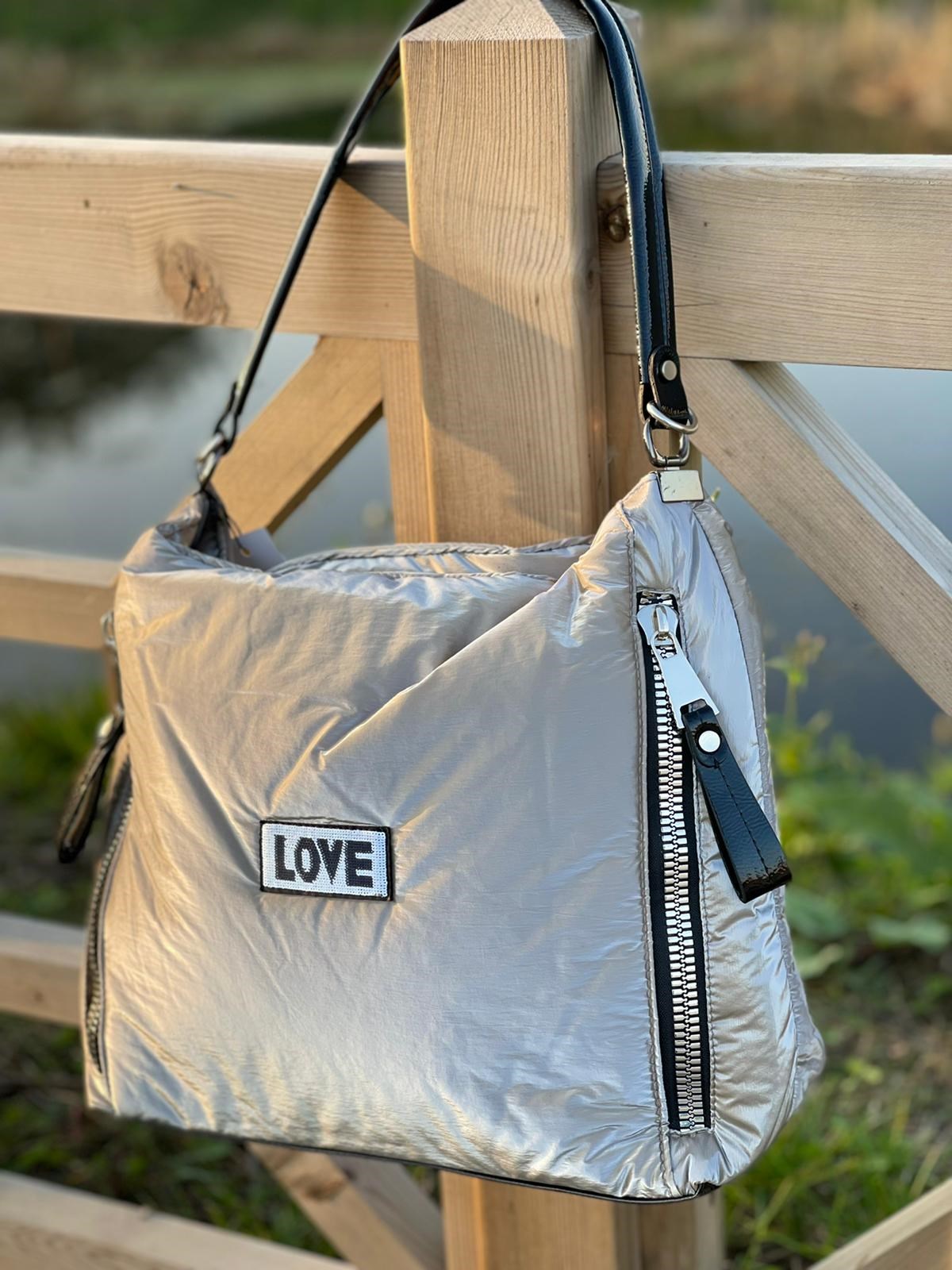 ÇANTANONWOVENParaşüt Kumaş Çanta gri