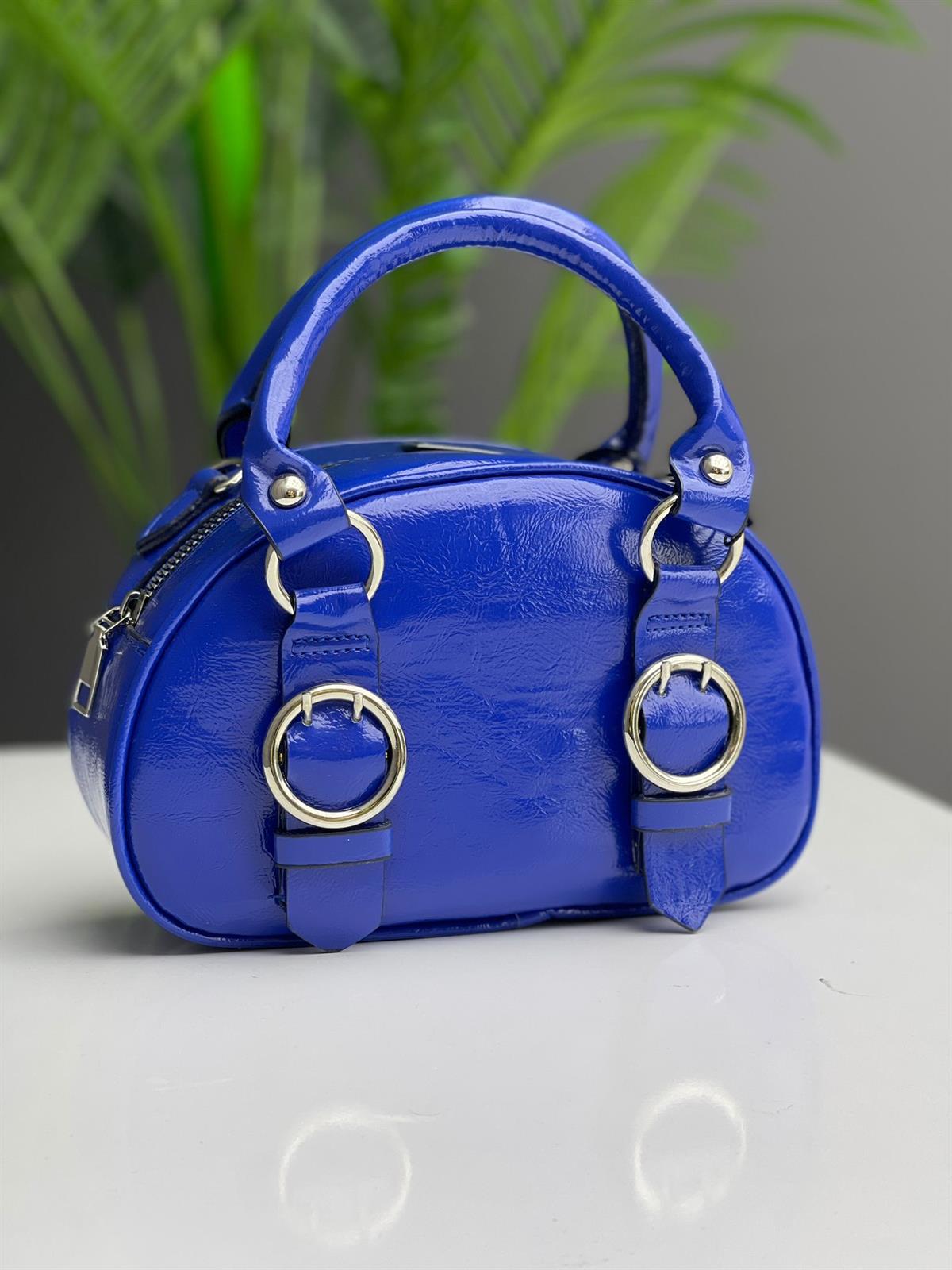 ÇANTARUGAN MAVİ KISA VE UZUN ASKI SEÇENEKLİ KADIN ÇANTA