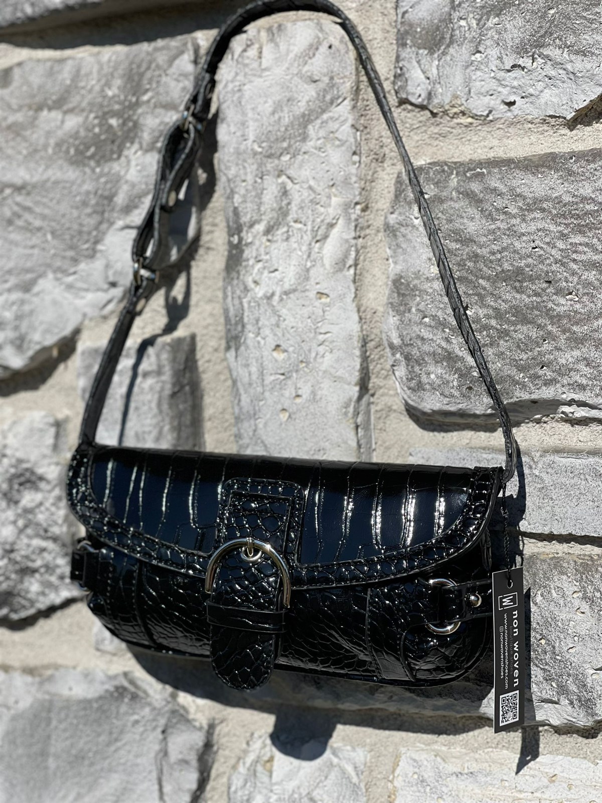 ÇANTANONWOVENRUGAN MİDİ ÇANTA