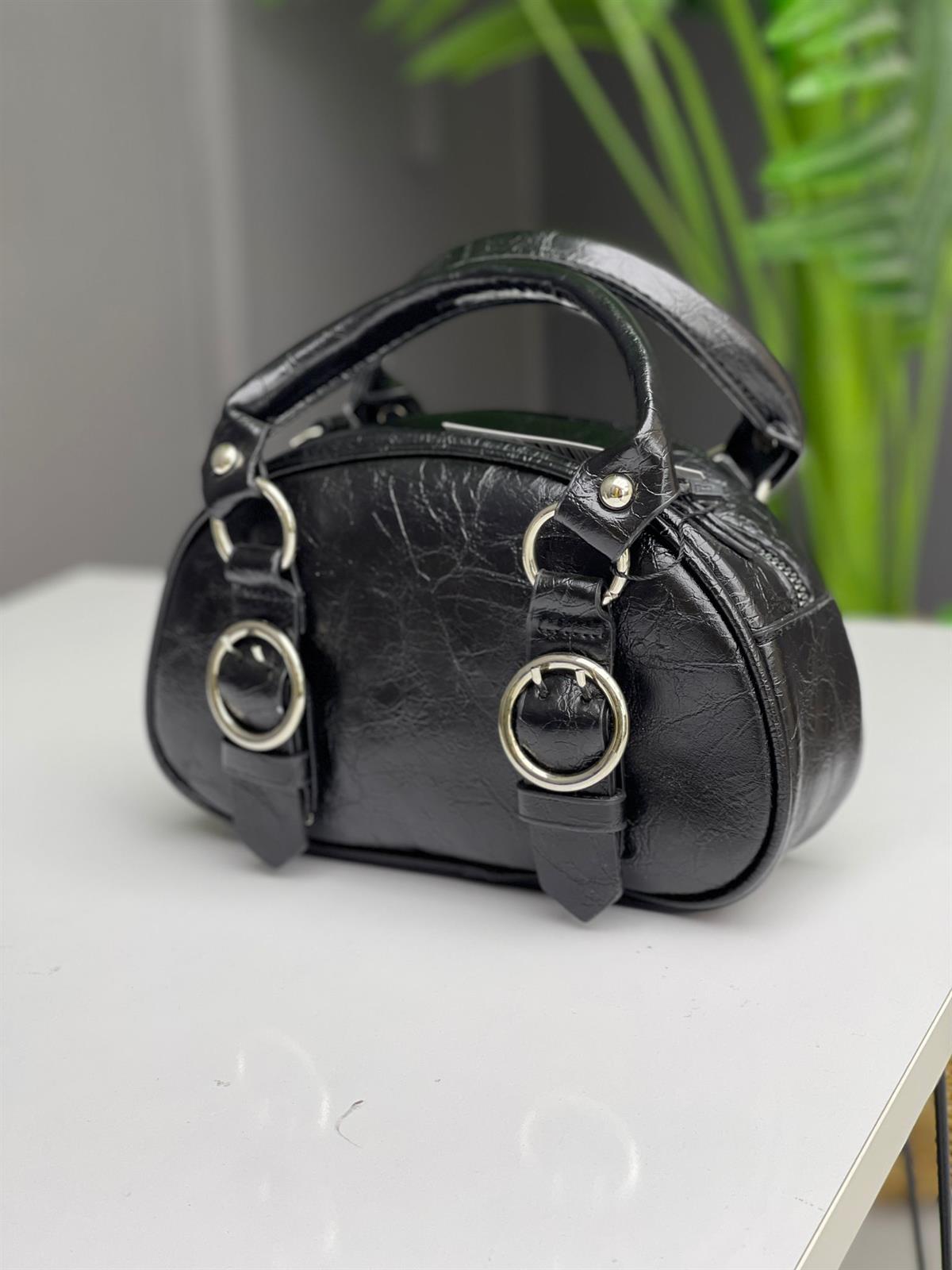 ÇANTARUGAN SİYAH KISA VE UZUN ASKI SEÇENEKLİ KADIN ÇANTA