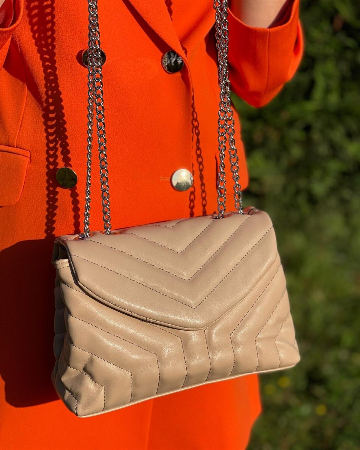 ÇANTANONWOVENZarf Model Zincirli Çanta