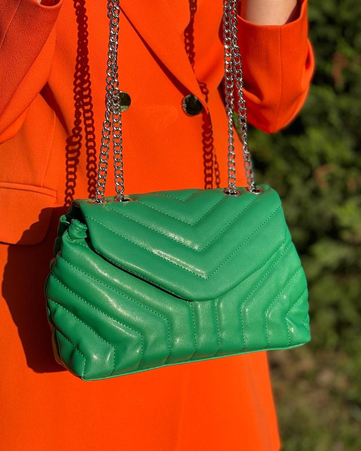 ÇANTANONWOVENZarf Model Zincirli Çanta