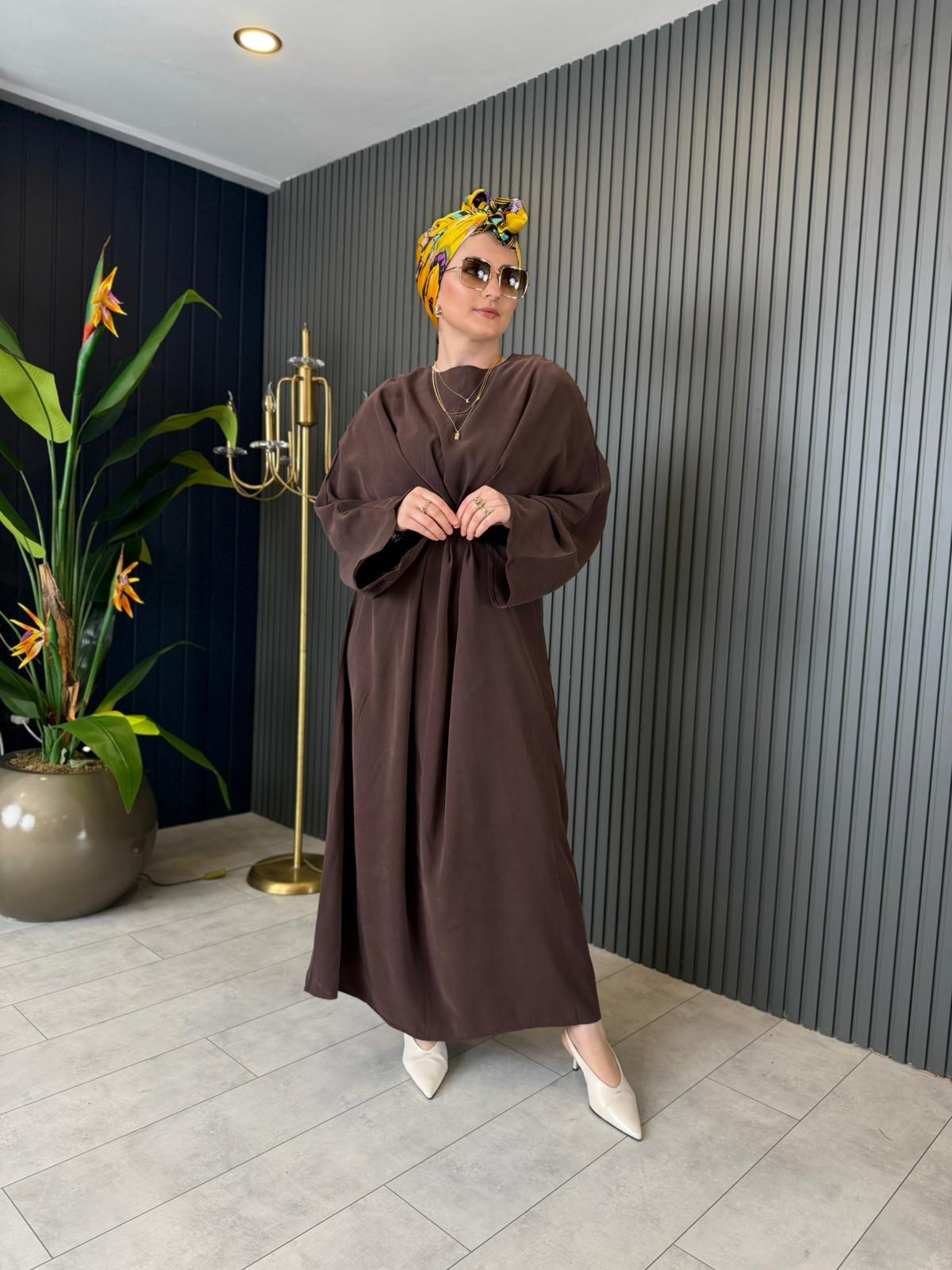 ELBİSEBELDEN BAĞLAMALI PREMİUM ELBİSE