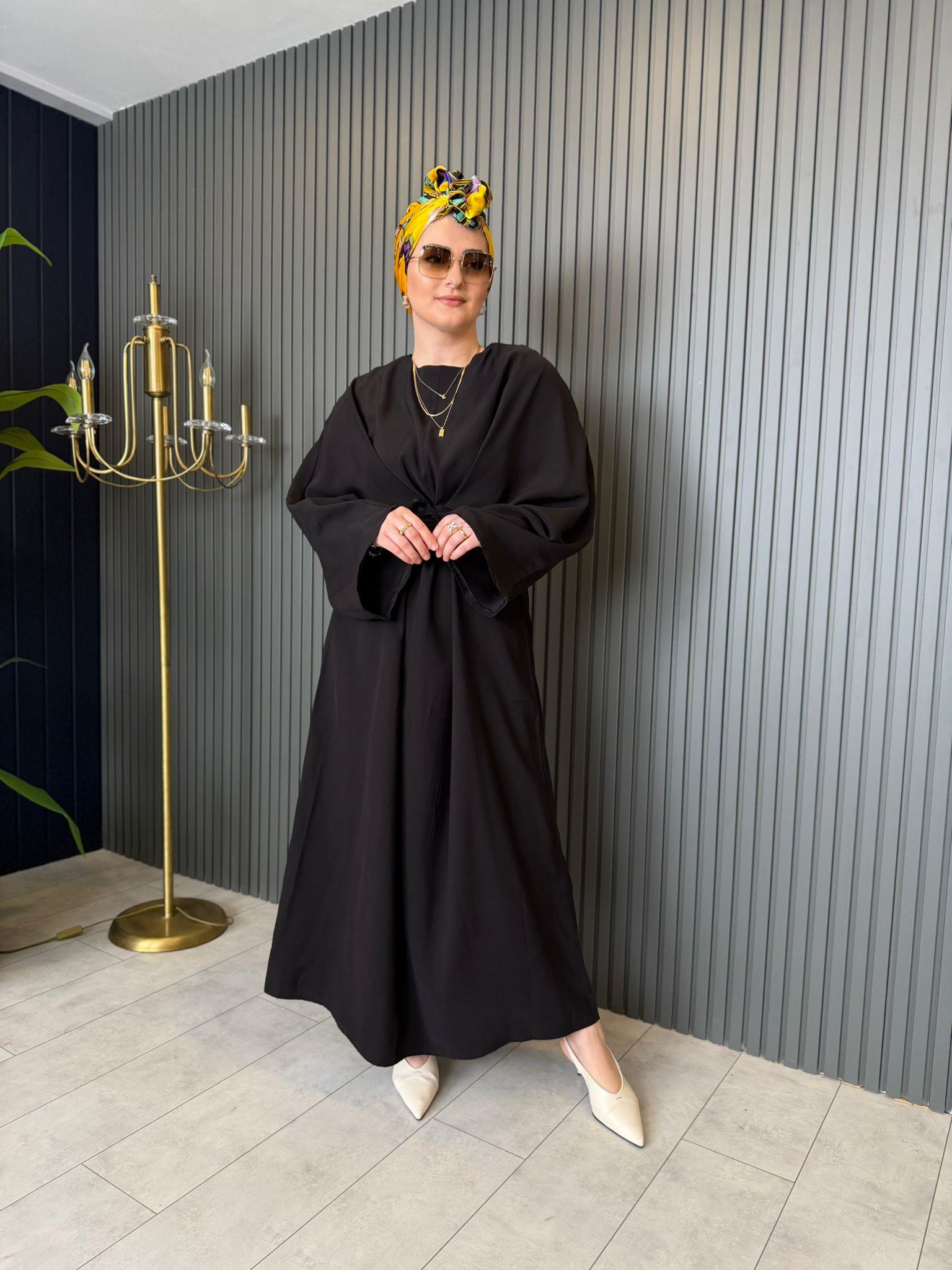 ELBİSEBELDEN BAĞLAMALI PREMİUM ELBİSE