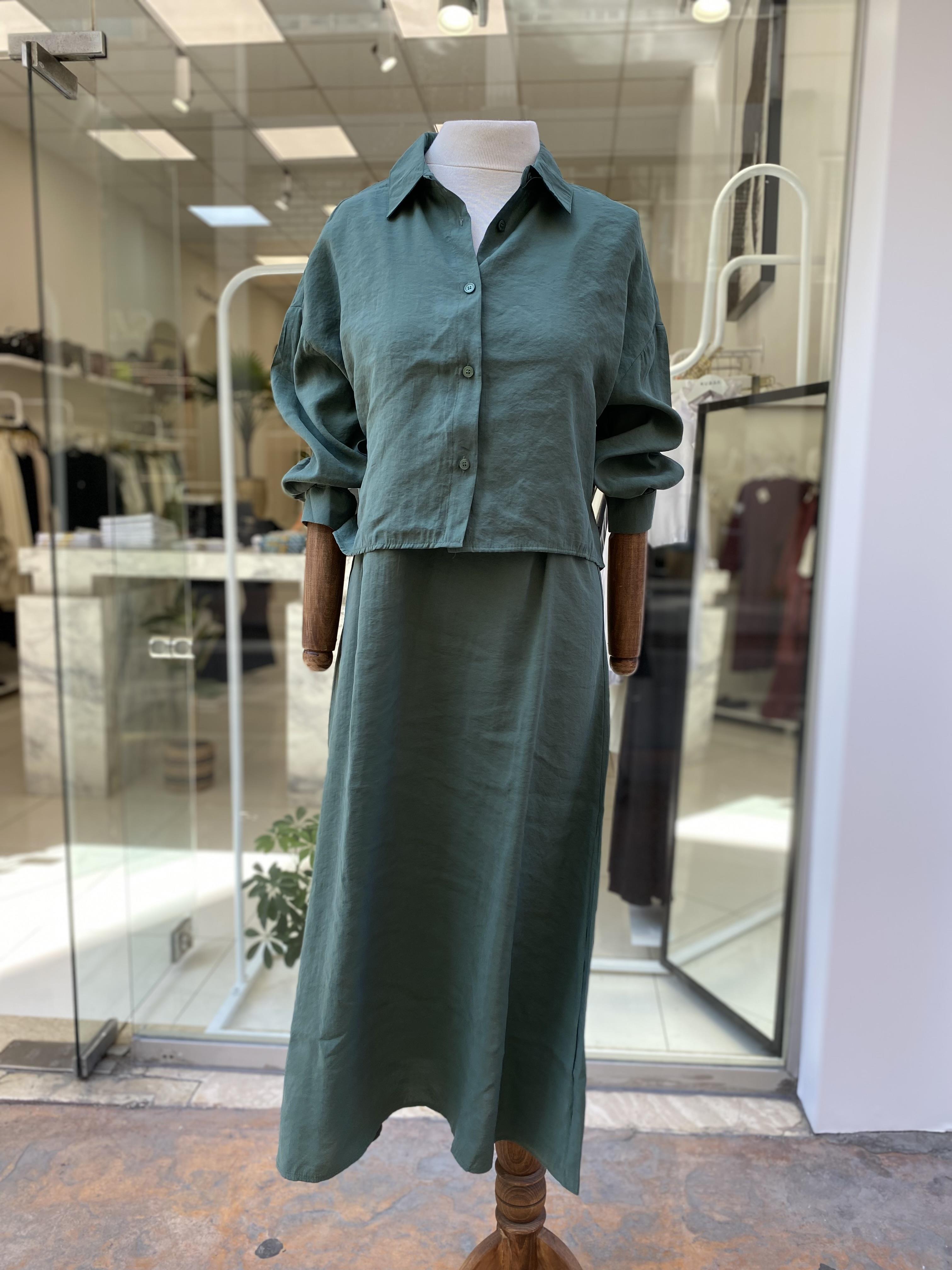 ELBİSETENSEL GÖMLEK ELBİSE TAKIM