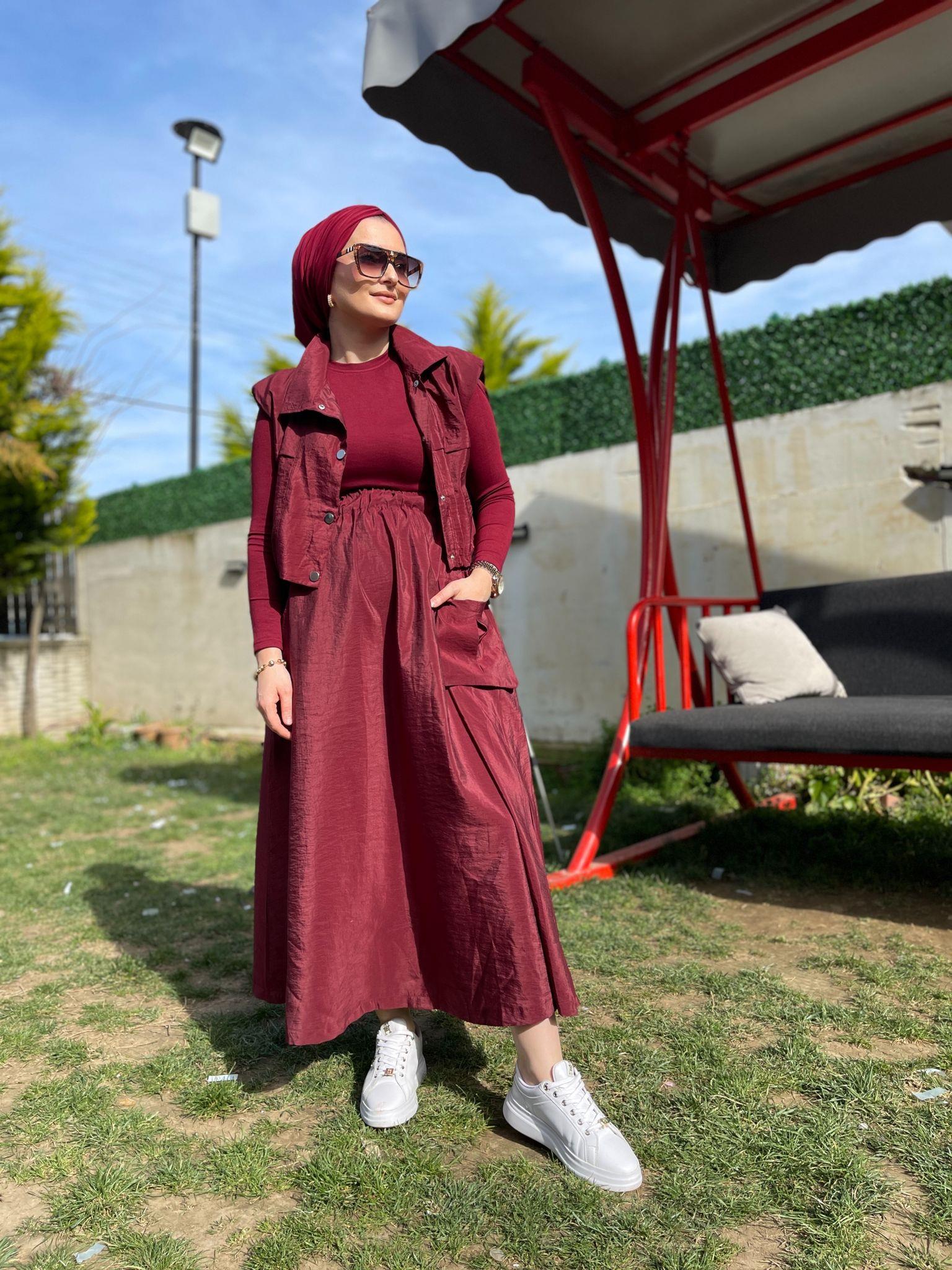 ELBİSEVATKA YELEKLI OYSH BADİLİ ELBİSE