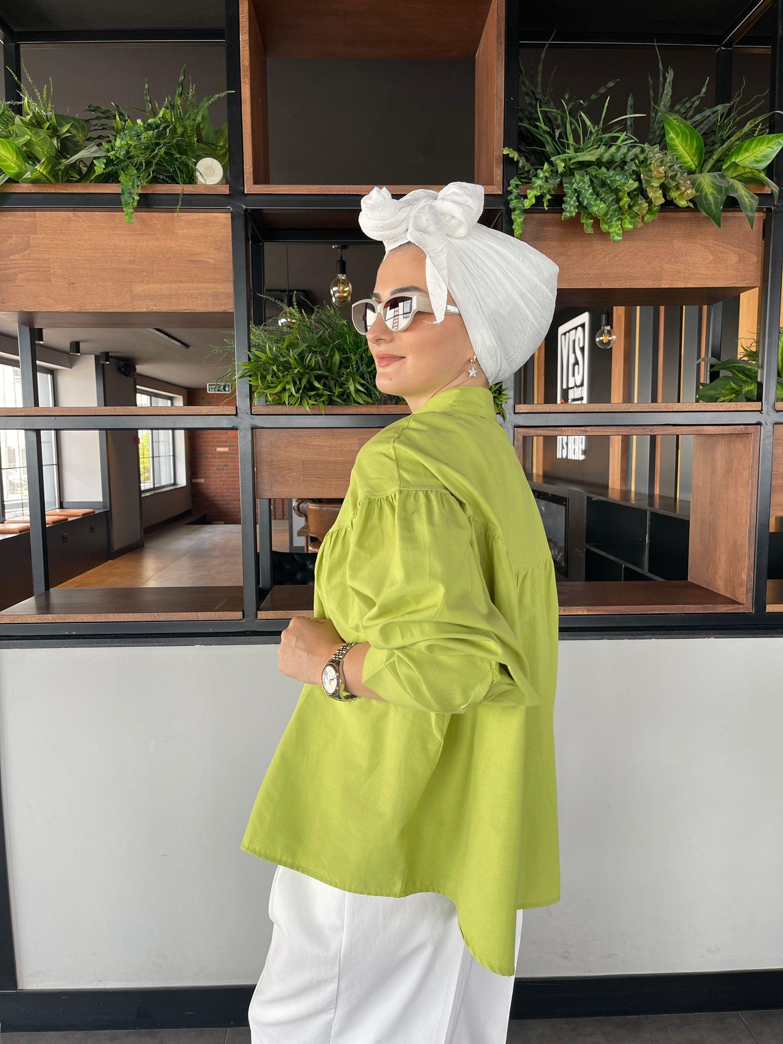 GömlekBALON MODEL PAMUKLU GÖMLEK