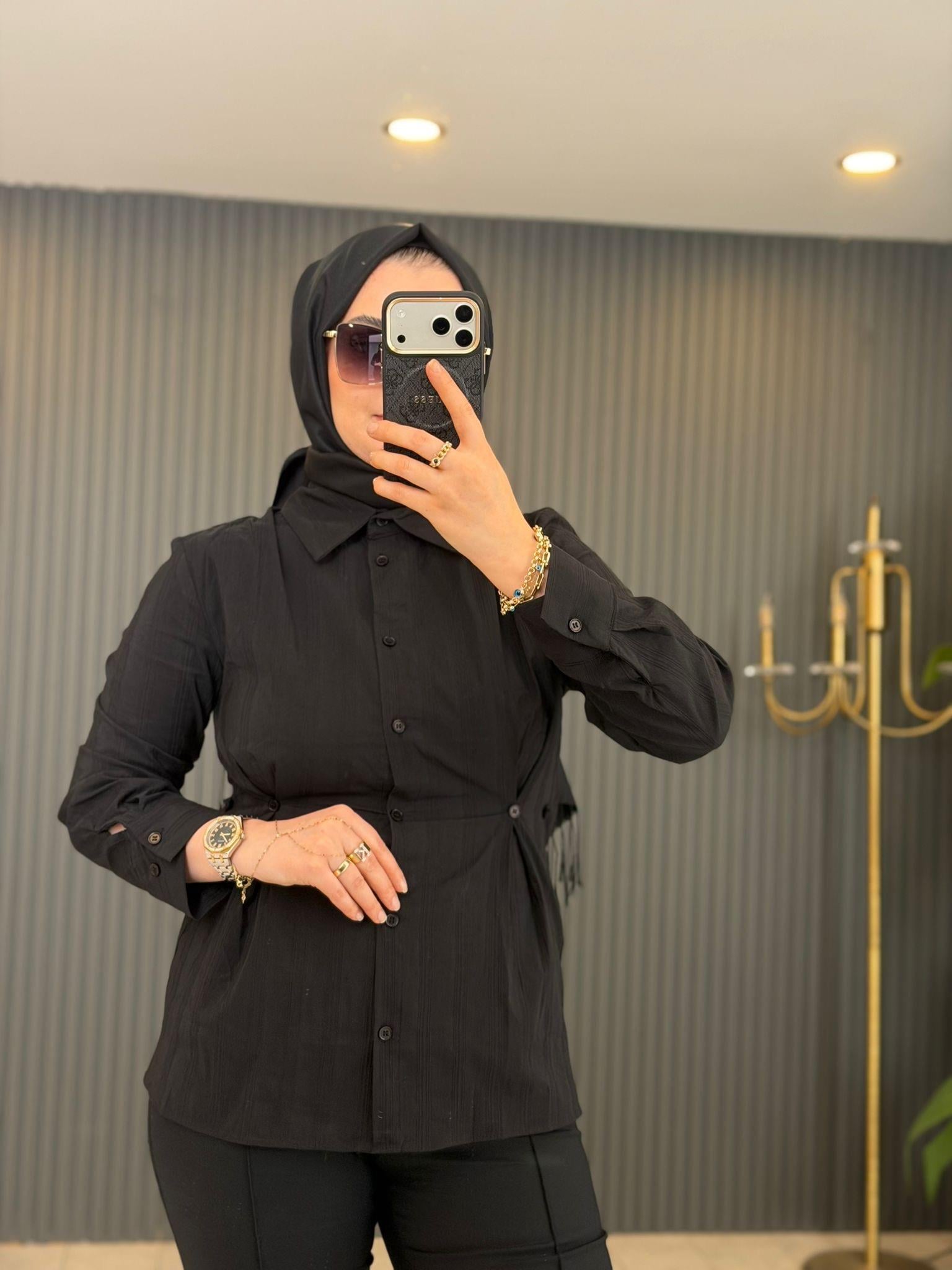 GömlekBELDEN OTURTMALI GÖMLEK 