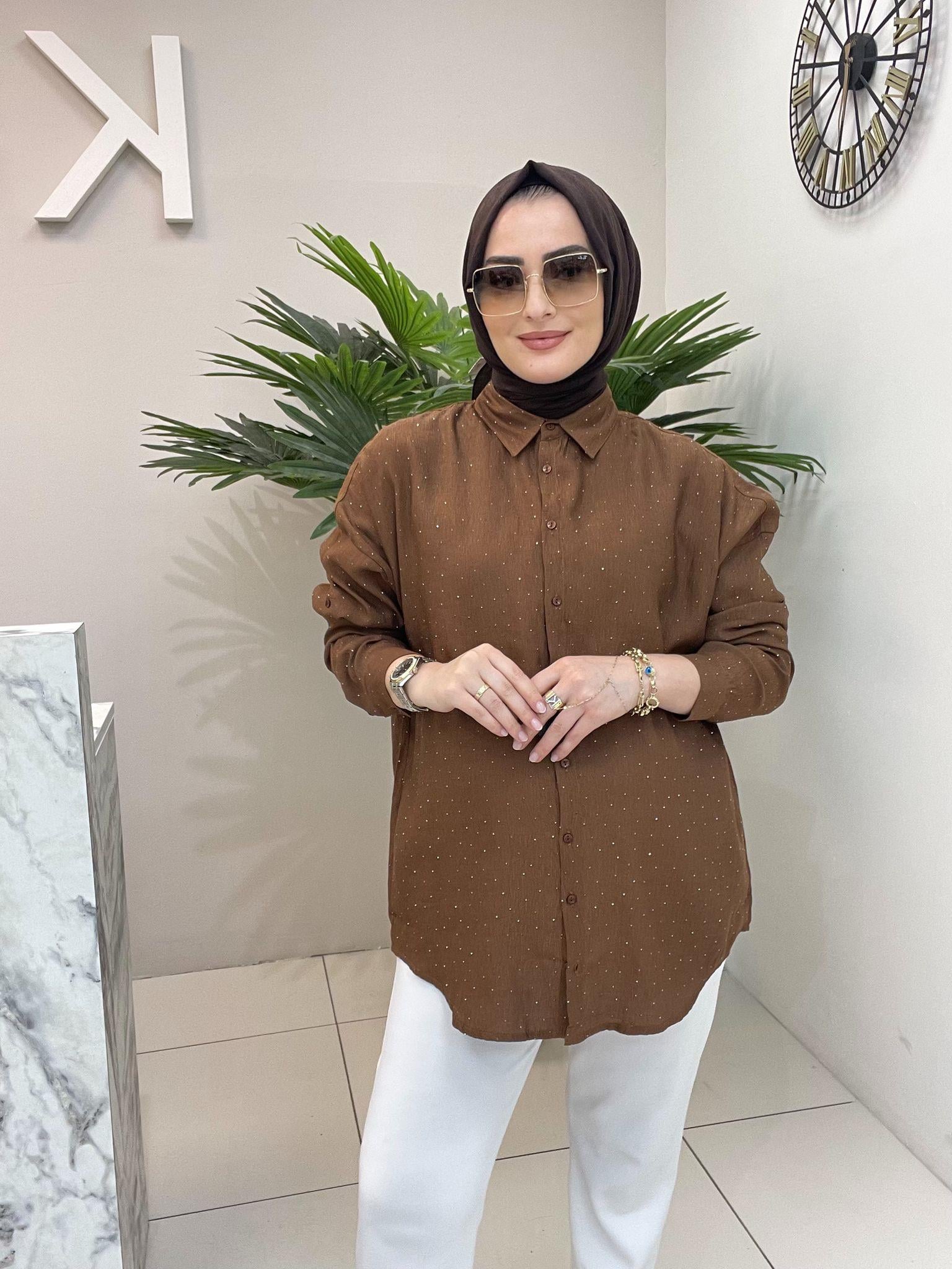 GömlekSERPME TAŞLI AEROBİN GÖMLEK